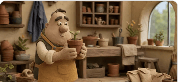 Claymation style example