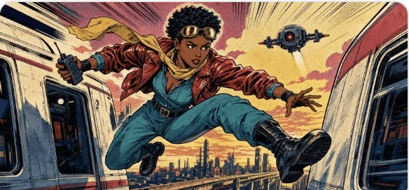 Retro Comics style example